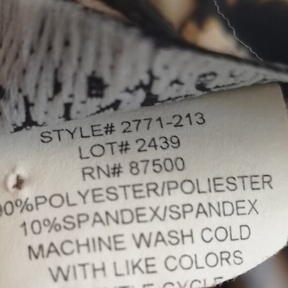 ALIN PAIGE Animal Print Mini Dress with Pockets | Bold Style! Size S - Picture 9 of 9